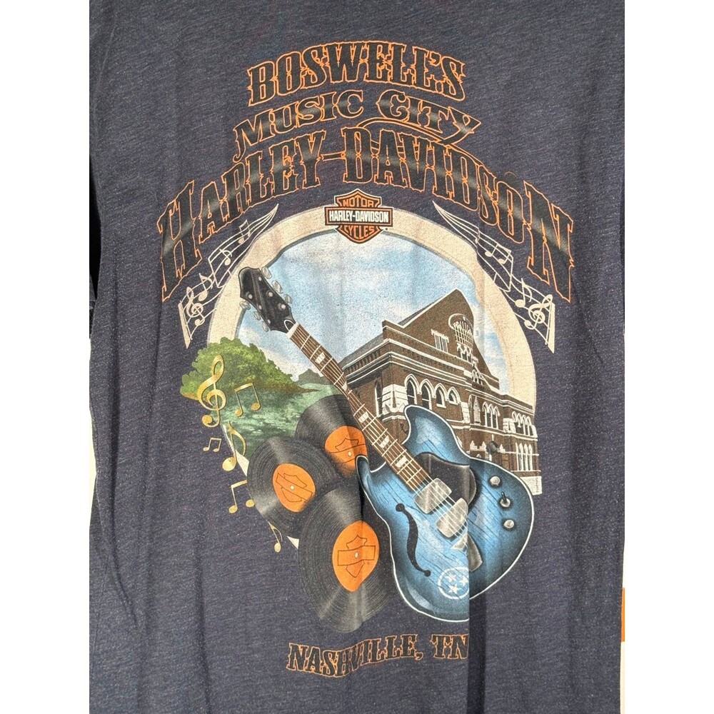Harley Davidson Motorcycles Boswells Nashville Tennessee Shirt Medium M - Picture 9 of 9